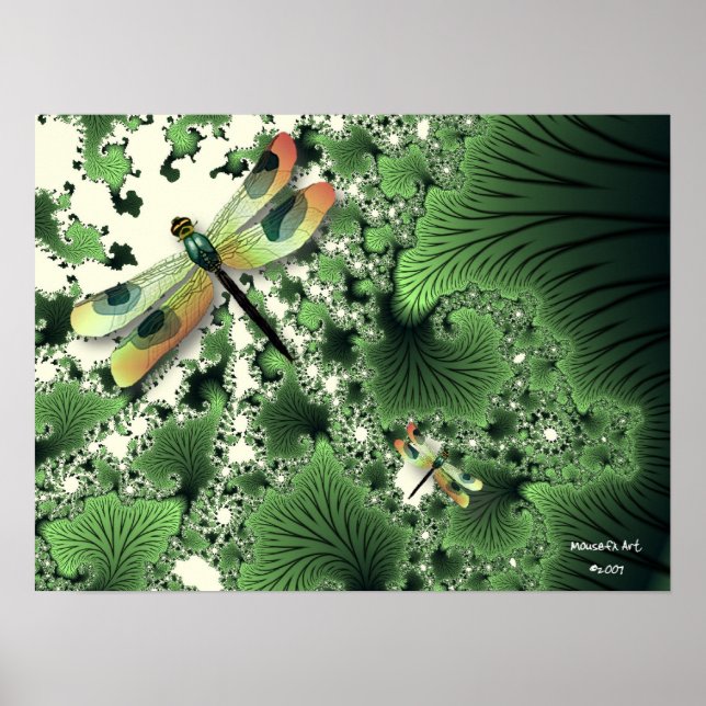 Dragonfly Poster (Green) (Front)