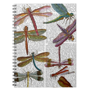 Dragonfly Print 3 Spiral Notebook