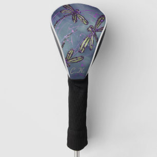 Dragonfly Purple Night Flit Golf Head Cover