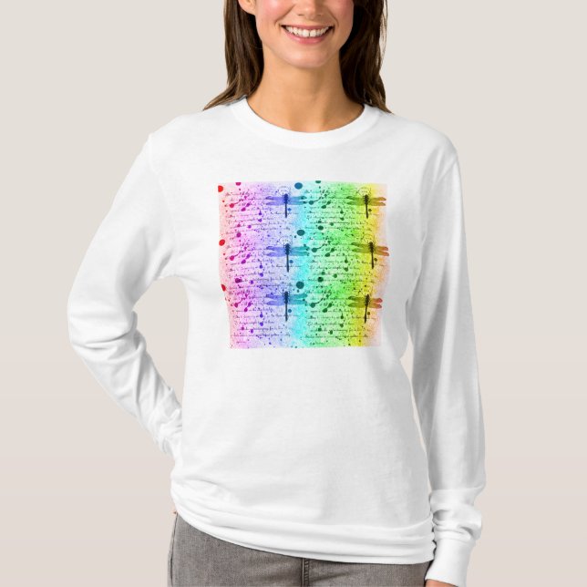 Dragonfly rainbow Shirt (Front)