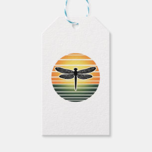Dragonfly Retro (3) Gift Tags