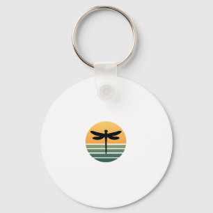 Dragonfly Retro (4) Key Ring