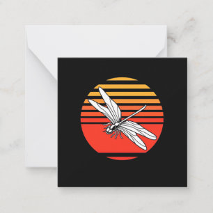 Dragonfly Retro Vintage Card