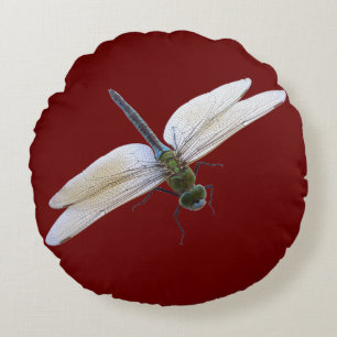 Dragonfly Round Cushion