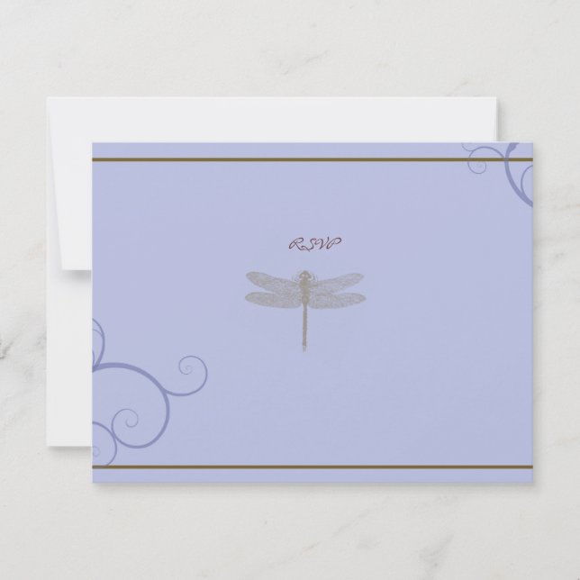 Dragonfly RSVP Card (Front)