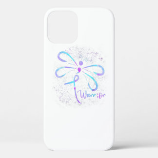Dragonfly Semicolon Suicide Prevention Awareness O iPhone 12 Case