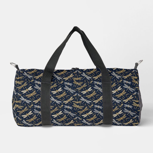 Dragonfly Shimmers Duffle Bag (Front)