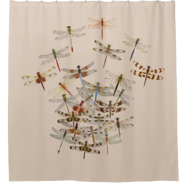 Dragonfly Shower Curtain (Front)