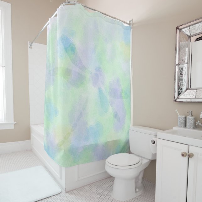 Dragonfly Shower Curtain (In Situ)