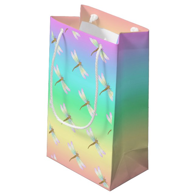 Dragonfly Small Gift Bag (Back Angled)