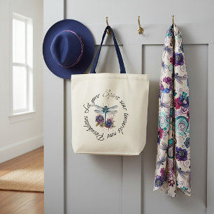 Dragonfly - spirit of new possibilities tote bag
