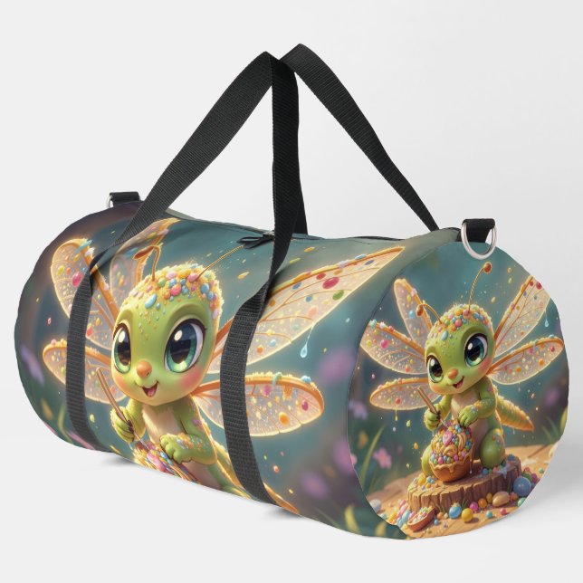 Dragonfly – Star Nectar of the Silent Night.6 Duffle Bag (Left Corner)