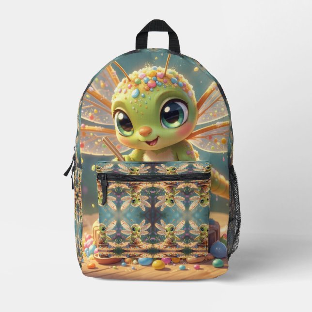 Dragonfly – Star Nectar of the Silent Night.6 Printed Backpack (Front)