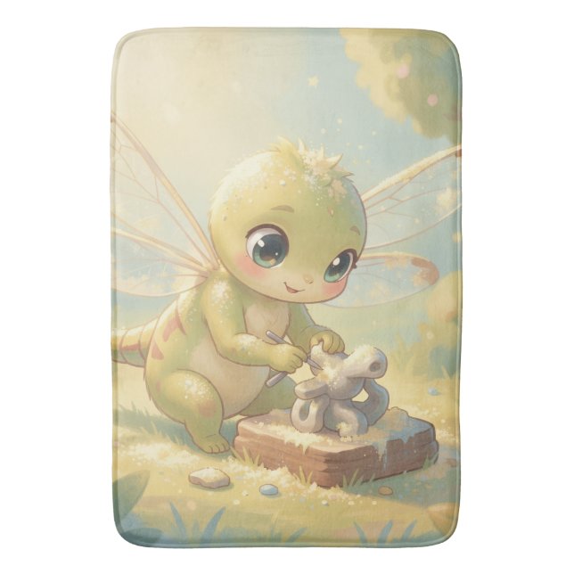 Dragonfly – Star Nectar of the Silent Night Bath Mat (Front Vertical)