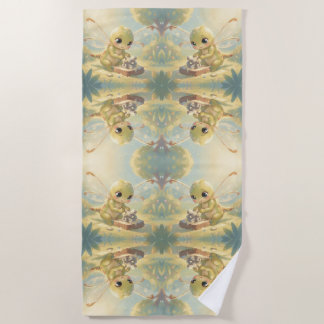 Dragonfly – Star Nectar of the Silent Night Beach Towel