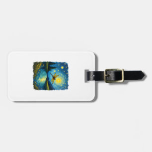 Dragonfly Starry Night (2) Luggage Tag