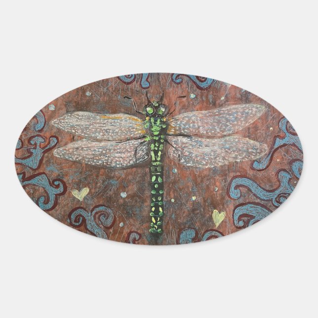 Dragonfly Sticker (Front)
