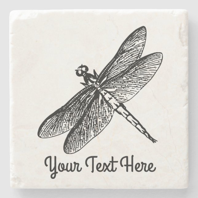 Dragonfly Stone Coaster (Front)