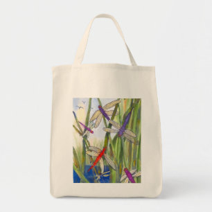 Dragonfly Summer Grocery Tote