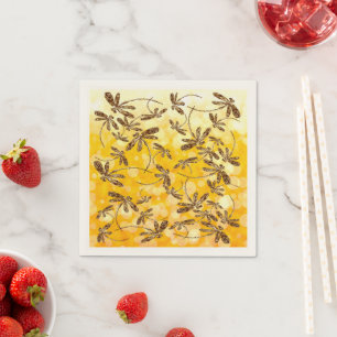 Dragonfly Sunshine Napkin
