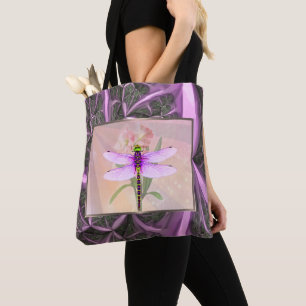Dragonfly Surreal Design Tote Bag
