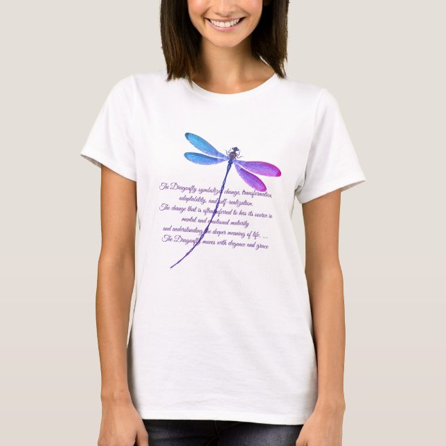 Dragonfly symbolism T-Shirt (Front)