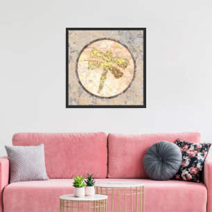 Dragonfly Talking Canyons, New Mexico Canvas Print