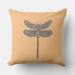 Dragonfly Talking Canyons, New Mexico Cushion