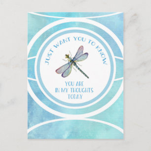 Dragonfly Thinking of You Postcard