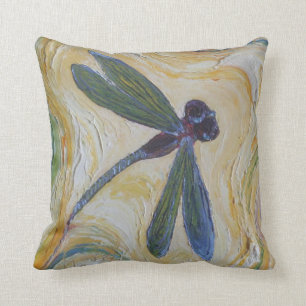 Dragonfly Throw Pillow