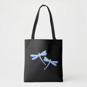 Dragonfly Tote Bag - Ice Glow