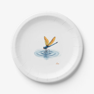 Dragonfly Tshirt Women Men Kids Insect Darner Skim Paper Plate