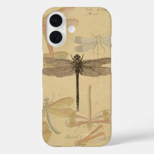 Dragonfly Vintage Antique Classic Nature iPhone 16 Case