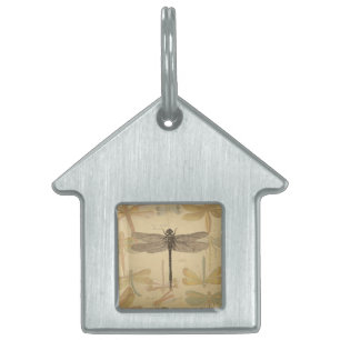 Dragonfly Vintage Antique Classic Nature Pet Tag