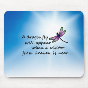 Dragonfly, Visitor from Heaven Mouse Pad