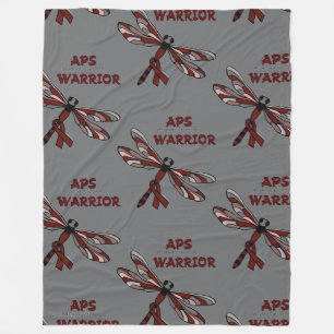 Dragonfly/Warrior...APS Fleece Blanket