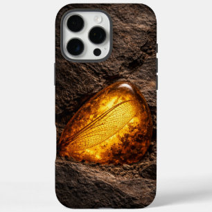 Dragonfly Wing in Amber iPhone 16 Pro Max Case