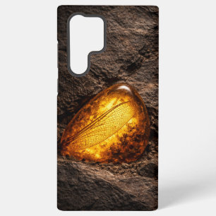 Dragonfly Wing in Amber Samsung Galaxy Case