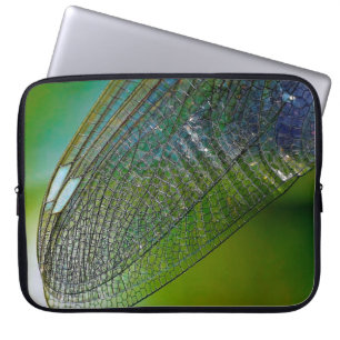 Dragonfly wings nature close insect laptop sleeve