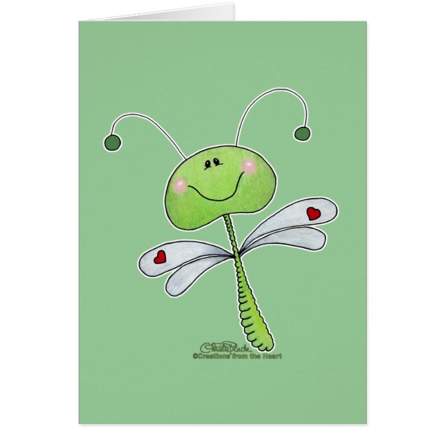 Dragonfly with Hearts (Front)