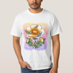Dragonfly Yellow Poppy T-Shirt