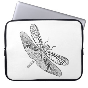 Dragonfly Zendoodle Laptop Sleeve