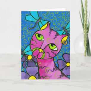 DragonflyCat Card