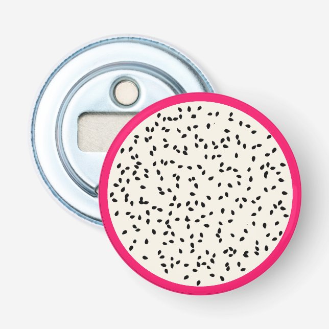 Dragonfruit / Dragon Fruit Stylised Fruit Slice Bottle Opener (Front)