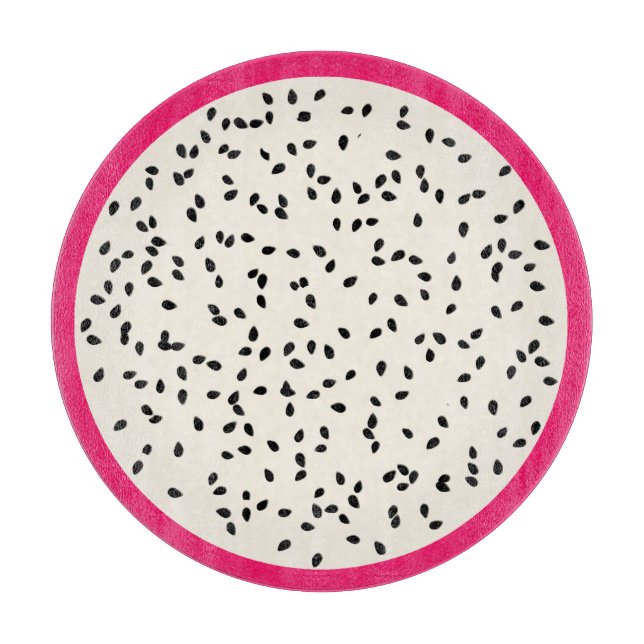 Dragonfruit / Dragon Fruit Stylized Fruit Slice Cutting Board (Front)