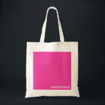 Dragonfruit pink color name tote bag<br><div class="desc">Dragonfruit pink color name</div>