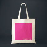 Dragonfruit pink color name tote bag<br><div class="desc">Dragonfruit pink color name</div>