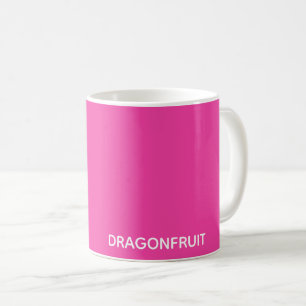 Dragonfruit pink colour name coffee mug