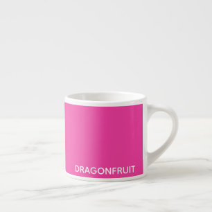 Dragonfruit pink colour name espresso cup