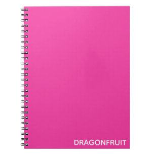 Dragonfruit pink colour name notebook